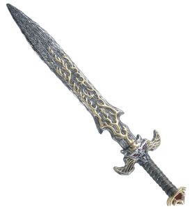 Mystisches Schwert grau-gold 86cm