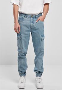 Pánské džíny Southpole Denim With Cargo Pockets retro l.blue destroyed washed - 31