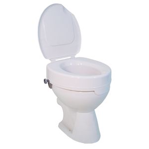 Toilettensitzerhöhung Ticco2G mit Deckel, 10 cm WC-Erhöhung bis 225kg