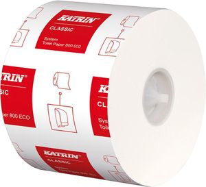 Toilettenpapier Katrin System 2 Laags Weiß 36 Rollen | Box ein 36 Stück