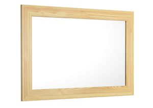 90.90-91 Spiegel Wandspiegel Garderobenspiegel Holz Rahmen 59x89 cm eckig Holzspiegel