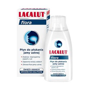 Lacalut Flora Mundspülung 300ml - Zahnfleischschutz und Frischer Atem