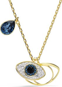 Swarovski Damen Halskette mit Evil Eye Anhänger Blau SYMBOLICA 5692178