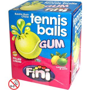 Fini Sport Balls Kaugummi Tennisball Bubble Gum 200 Stk