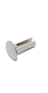 Spaltniet 3,7x11 ZN5/11 vernickelt für Simson Sattel