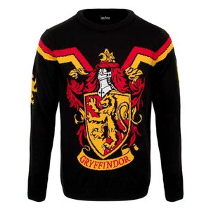 Harry Potter - Gryffindor Wappen Uni Weihnachten Pullover groß