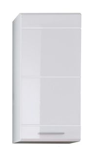 trendteam Bad Hänge-Stauraumelement Mezzo Weiß 37 x 77 x 23 cm