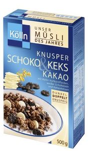 Kölln Müsli Knusper Schoko & Keks Kakao 3er Pack
