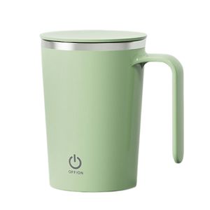 400 ml Kaffee -Rührer -Doppelklick -Kontrollpulver Pulver Kaffee Auto Magnetische Tasse täglich Gebrauch-Grün