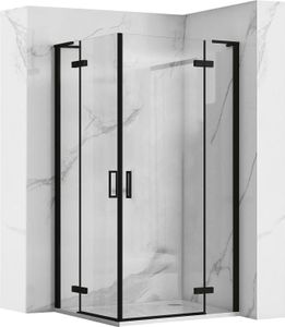 Rea Duschkabine Hugo Double Black 100x100
