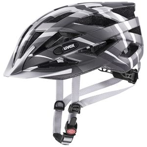 UVEX Fahrrad Helm uvex air wing cc 01 czarny - srebrny mat 56