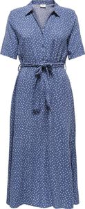 JDY Legeres Hemd Blusenkleid mit Gürtel und Knopfleiste Größe: M