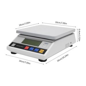 Waga licząca Waga kuchenna Waga metalowa z wyświetlaczem LCD 13 jednostek Konwersja Waga precyzyjna Waga cyfrowa Waga precyzyjna Waga laboratoryjna 7.5KG/0.1G Biżuteria spożywcza