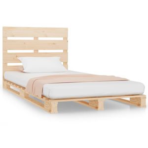 Maison Exclusive Rám postele 90 x 190 cm masivní borovice Single