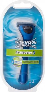 Wilkinson Sword Protector 3, Maszynka do golenia dla mężczyzn z jednym ostrzem, 1 sztuka (PRODUKT Z NIEMIEC)