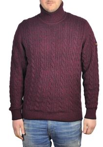 Redmond - Herren Pullover Rollkragen Pullover (212870600), Größe:3XL, Farbe:Rot(50)