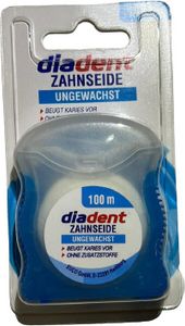 Diadent Zahnseide, 100m, ungewachst -  für perfekte Mundpflege