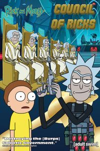 Rick And Morty Poster - Rick And Morty Council Of Ricks (91 x 61 cm)