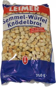 Gebrüder Leimer Semmelwürfel Knödelbrot für sechs Stück 250g