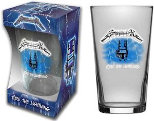 Metallica Glas Ride The Lightning Bierglas Longdrink Glas XL Trinkglas Pint Glass