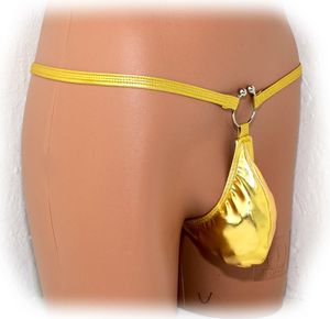 Herren Tanga Ausbuchtung Pouch Tanga mit Ring