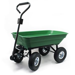 Záhradný vozík s funkciou sklápania, objem 125 l, nosnosť 350 kg, ručný vozík
