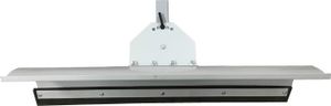 Universal Schneeschild Grau 150 x 40cm für Rasentraktor 5-Fach verstellbar