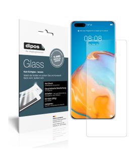 1+1x Huawei P40 Pro Schutzfolie matt - Anti-Shock 9H Folie dipos Glass
