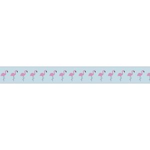 Washi Tape 5 m x 15 mm - Flamingo