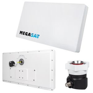 Megasat Flachantenne PROFI Line H30 D1 Single inkl. Fensterhalterung neueste Generation mit besten Empfangswerten für HD und SD TV (einfache und stabile Montage)