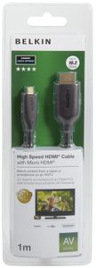 BELKIN HDMI-Micro Gold, 3m