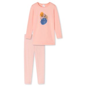 Schiesser schlafanzug pyjama schlafmode bequem Natural Love pfirsich 116