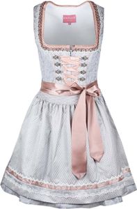 Dirndl Anella 50er Länge grau 42