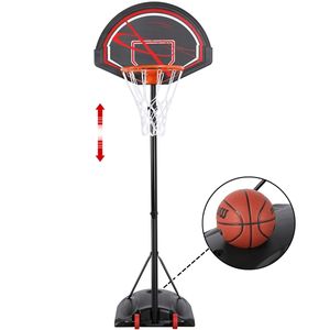 Yaheetech Basketballkorb Basketballständer  Basketballanlage Standfuß mit Wasser Höheverstellbar 170 bis 230 cm