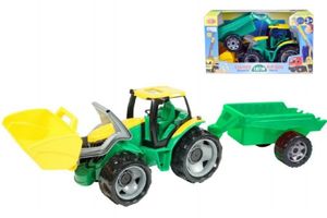 Lena 2123 - Starke Riesen Traktor mit Schaufel und Anhänger