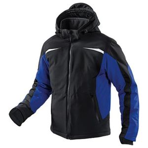 Kübler Winter Softshell Jacke schwarz/kbl.blau Gr. S