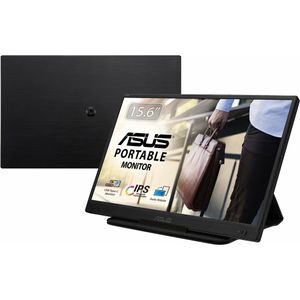 ASUS ZenScreen MB166C, 39,6 cm (15.6"), 1920 x 1080 Pixel, Full HD, LED, 5 ms, Schwarz