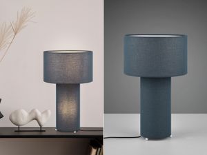 Trio Bale Tischleuchte E27  2-fach ⌀24cm Blau