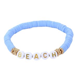 Armband Boho bunt "BEACH" blau
