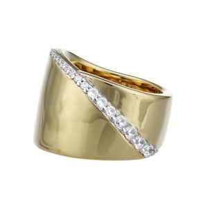 Esprit Collection Jewelry phanes ELRG92408B Damenring Mit Zirkonen, Ringgröße:57 / 8 / L / 18mm