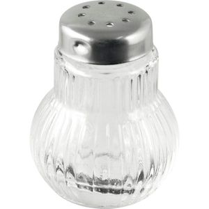 FACKELMANN Mini Pfeffer-/Salzstreuer Glas mit Edelstahl-Kappe