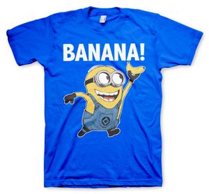 Minions - Banana! T-Shirt - Small - Blue