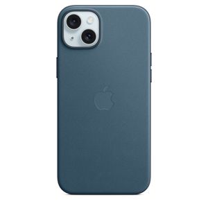 Apple iPhone 15 Plus Feingewebe Case mit MagSafe Pazifikblau iPhone 15 Plus
