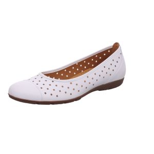 Gabor  Damenschuhe Halbschuhe Slipper Weiß Freizeit, Schuhgröße:EUR 37 | UK 4