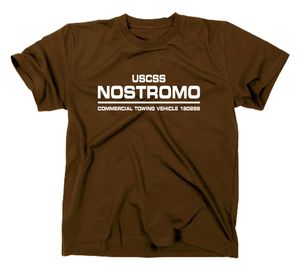 Styletex23 T-Shirt USCSS Nostromo Alien Film, braun, XXL