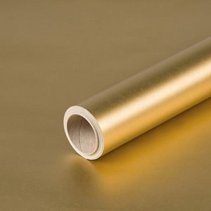 Geschenkpapier, Gold, einfarbig, Geschenkpapier, 0,70 x 10 m