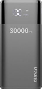 Dudao Powerbank 30000mAh Extrem Hohe Kapazität, Externer Akku mit 4 Output USB Schnellladung Max 4A , Akkupack mit LED Anzeige Externes Ladegerät
