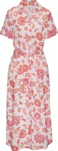 LASCANA Hemdblusenkleid pink-orange Größe 34
