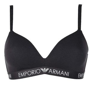 EMPORIO ARMANI Damen BH Padded Triangle Bra (1er Pack) Schwarz/Black M