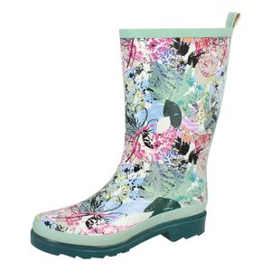 Beck Damen Gummistiefel Regenstiefel Stiefel Spring, Farbe:Grün, Schuhgröße:EUR 42, Artikel:-946 Spring
